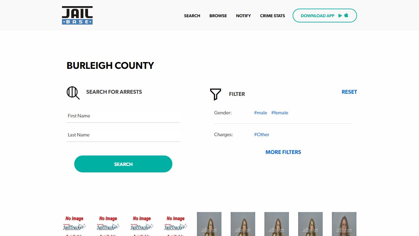 Burleigh County Jail Inmate Search and Mugshots | JailBase